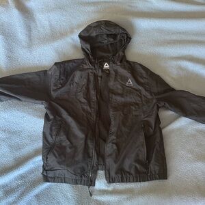 Black Reebok Windbreaker (Size: Large)